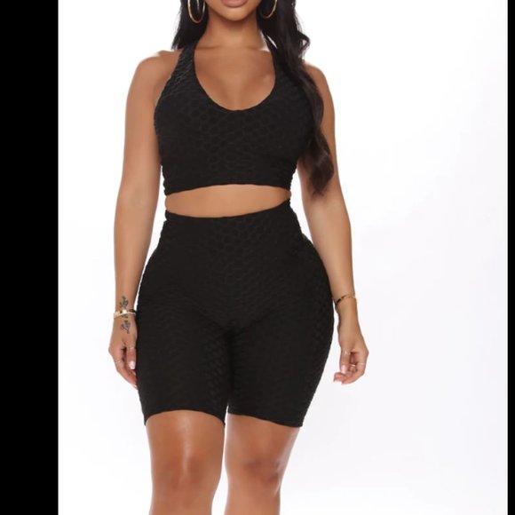 Honeycomb Workout Legging Set NWT - Picture 1 of 3